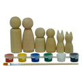 Boyle Crafty Doll Family Kit - 6 Pack - Wooden - Creative Fun - SuperSaverAU - view 4
