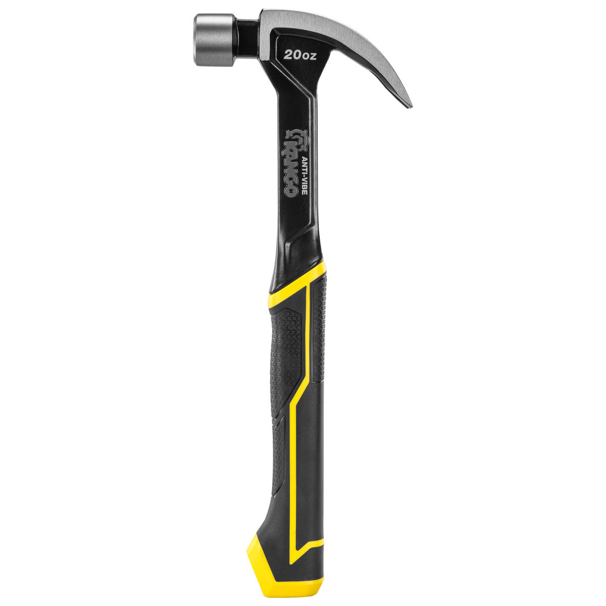 Kango 20oz Anti Vibe Steel Claw Hammer - Heat-Treated Steel - Magnetic Nail Starter - SuperSaverAU - view 1