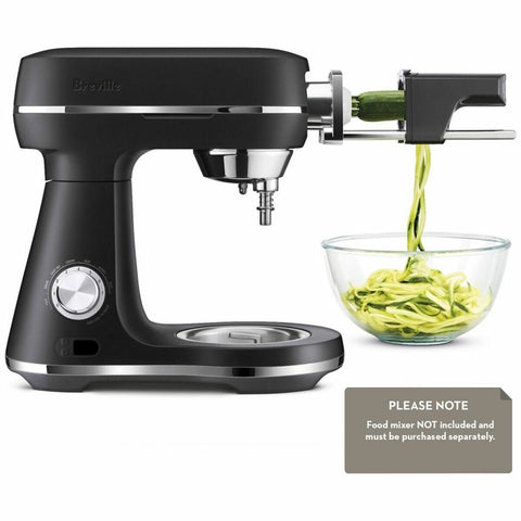 Breville Spiraliser Chef Attachment - Stainless Steel - 3 Spiral Blades Included - LEM013