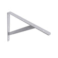 Carinya 300 x 300mm White Powder Coated Steel Heavy Duty Straight Stayed Bracket, 125kg