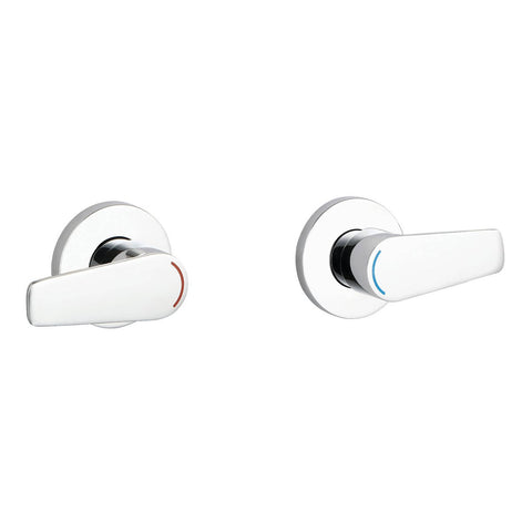 Evekare Chrome 1/4 Turn Extended Lever Wall Top Assembly 150mm - Easy Access - SuperSaverAU - view 1