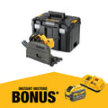 DeWALT 54V FlexVolt XR Cordless 165mm Plunge Saw Bare Unit DCS520NT-XJ