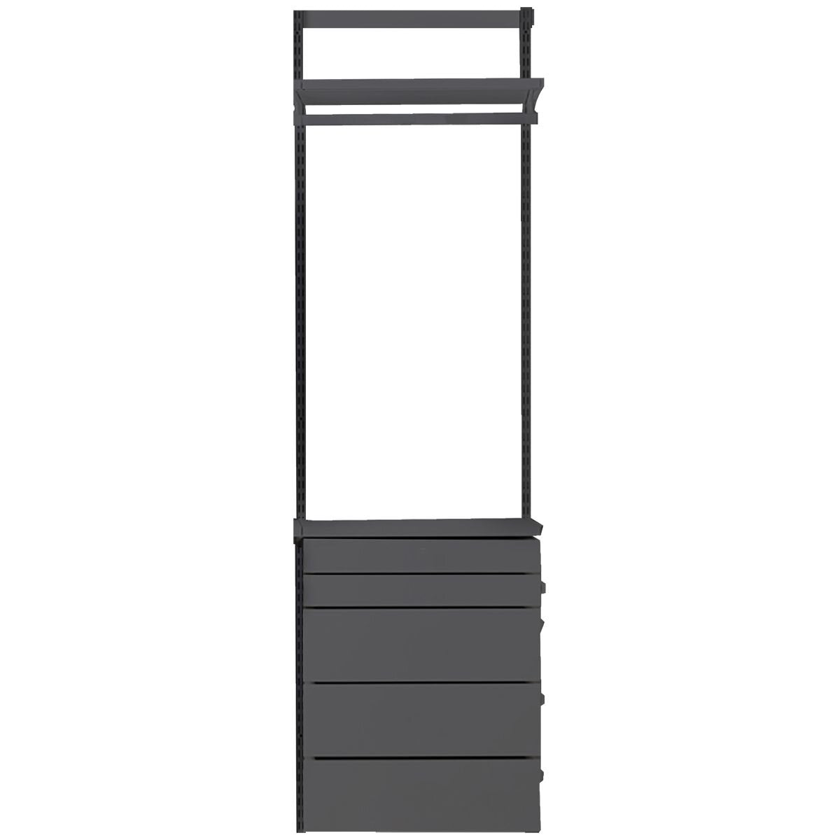 Elfa Decor+ Grey Storage - E-Poxy Bonded Steel - 10 Year Warranty - Made in Sweden - 12084