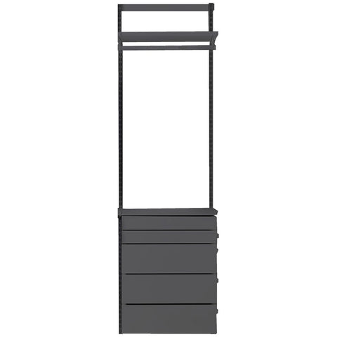 Elfa Decor+ Grey Storage - E-Poxy Bonded Steel - 10 Year Warranty - Made in Sweden - 12084