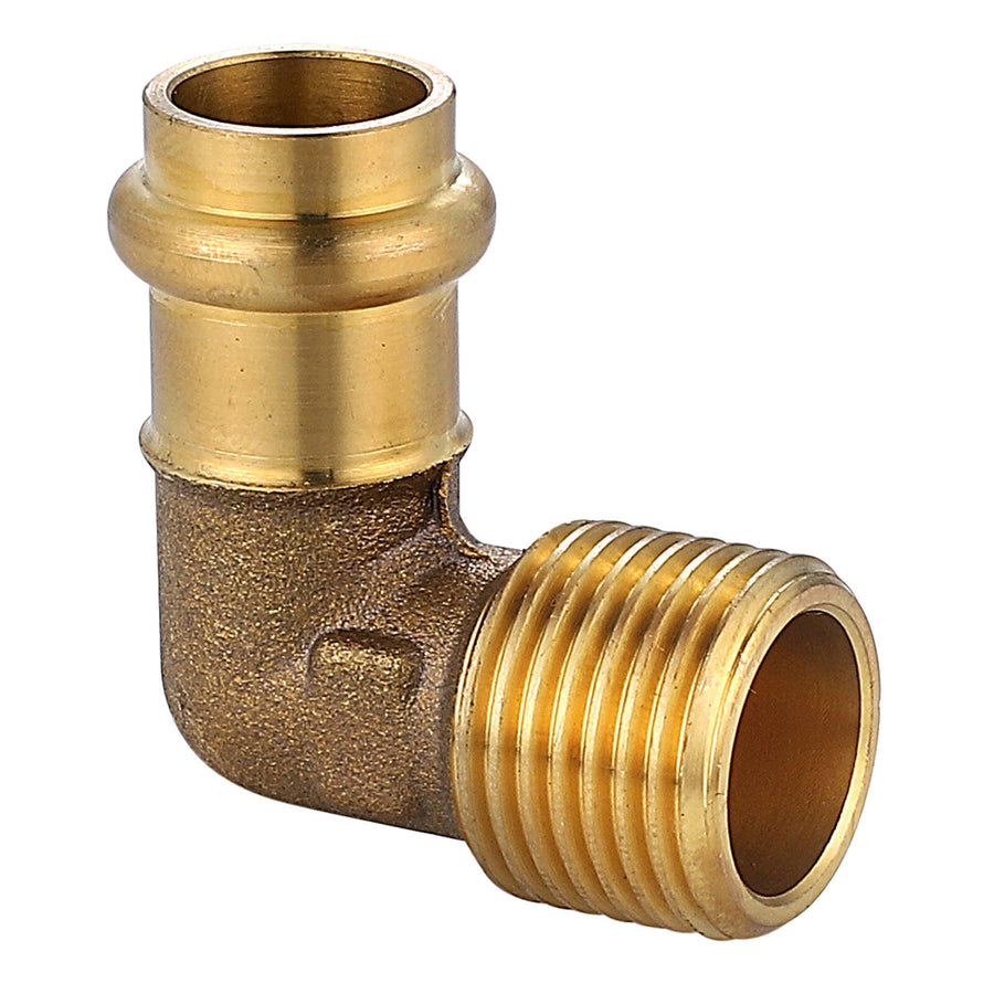 SmarteX-PRESS 15 x 15mm Lead Free Brass Male Elbow