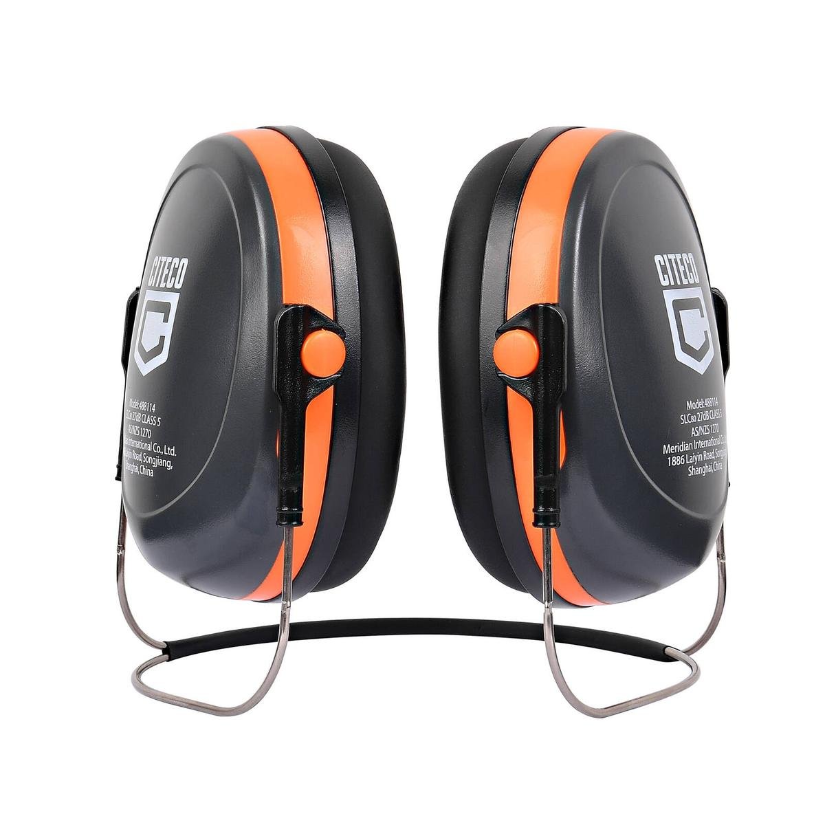 Citeco Neckband Earmuffs - Noise Reduction 27dB - Lightweight - Black - SuperSaverAU - view 1