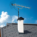 Antsig Antenna Mast U-Bolt Clamp, Galvanised Steel for Outdoor Pole Mounting