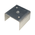 Australian Handyman Supplies 65 x 65mm Internal Fixing Post Bracket, Galvanised Steel
