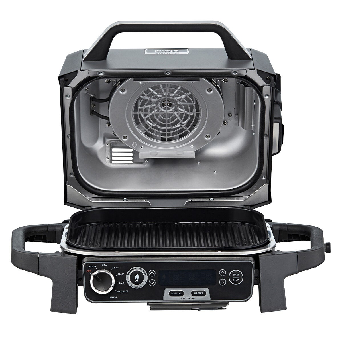Ninja Woodfire Outdoor Electric BBQ Grill and Smoker - Seven Functions - 1760W - Air Fry - OG751