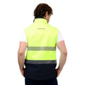 Citeco Large Yellow Hi-Vis Soft Shell Vest, Reflective, Polyester/Elastane