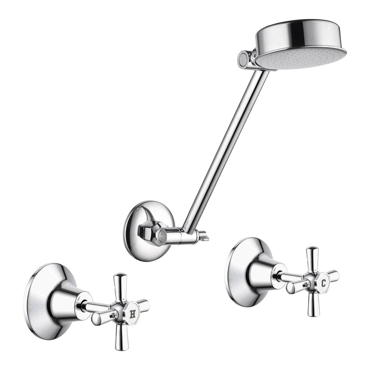 Estilo Chrome Jumper Valve Shower Set - WELS 3 Star - 9L Min - Water Efficient - SuperSaverAU - view 1