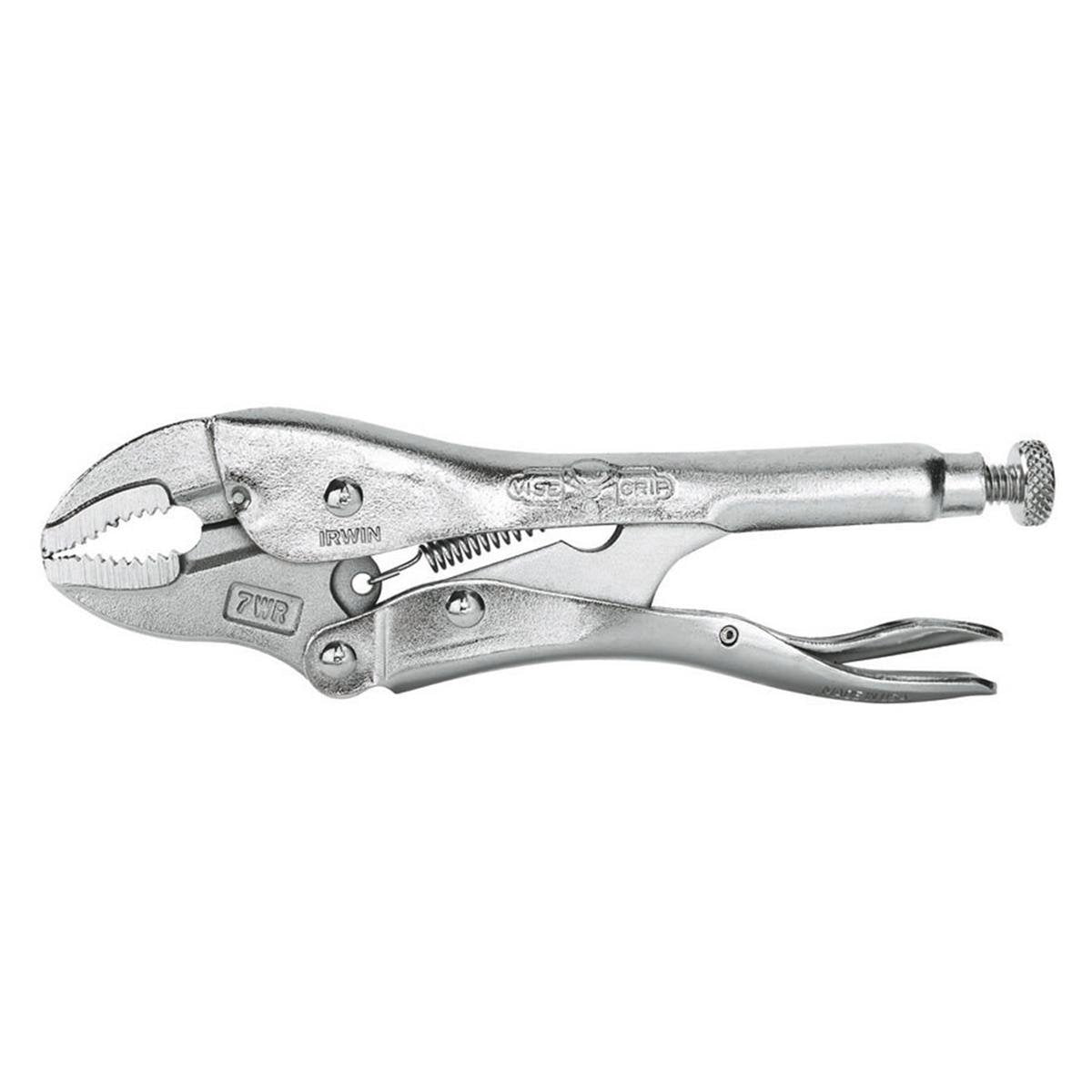 Irwin Vise Grip Curved Jaw Locking Pliers 175mm - Silver - 1 Pack - SuperSaverAU - view 1