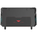 Eureka Ergonomic Z1-S Gaming Desk with Blue LED Lights, Carbon Fibre Texture, Controller Stand, Cup Holder, Headphone Hook - SuperSaverAU - view 4