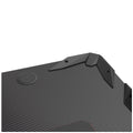 Eureka Ergonomic Z1-S Gaming Desk with Blue LED Lights, Carbon Fibre Texture, Controller Stand, Cup Holder, Headphone Hook - SuperSaverAU - view 5