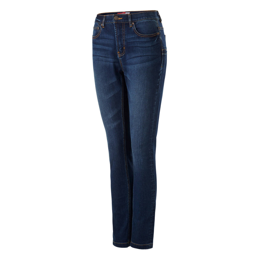 Hard Yakka Women's High Waisted Slim Fit Jegging - Indigo, Size 8