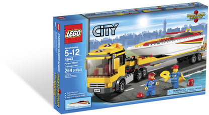 LEGO 4643 City Power Boat Transporter- Auzzi Store
