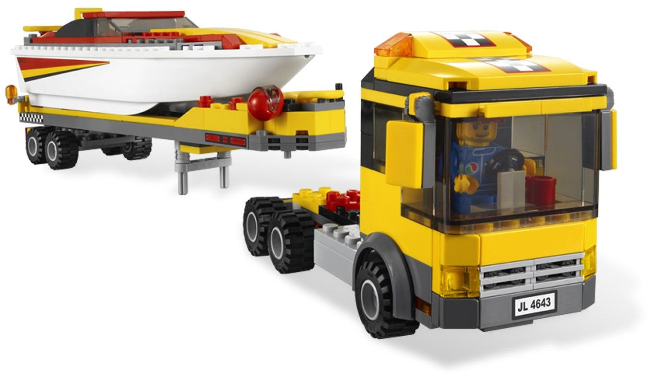 LEGO 4643 City Power Boat Transporter- Auzzi Store