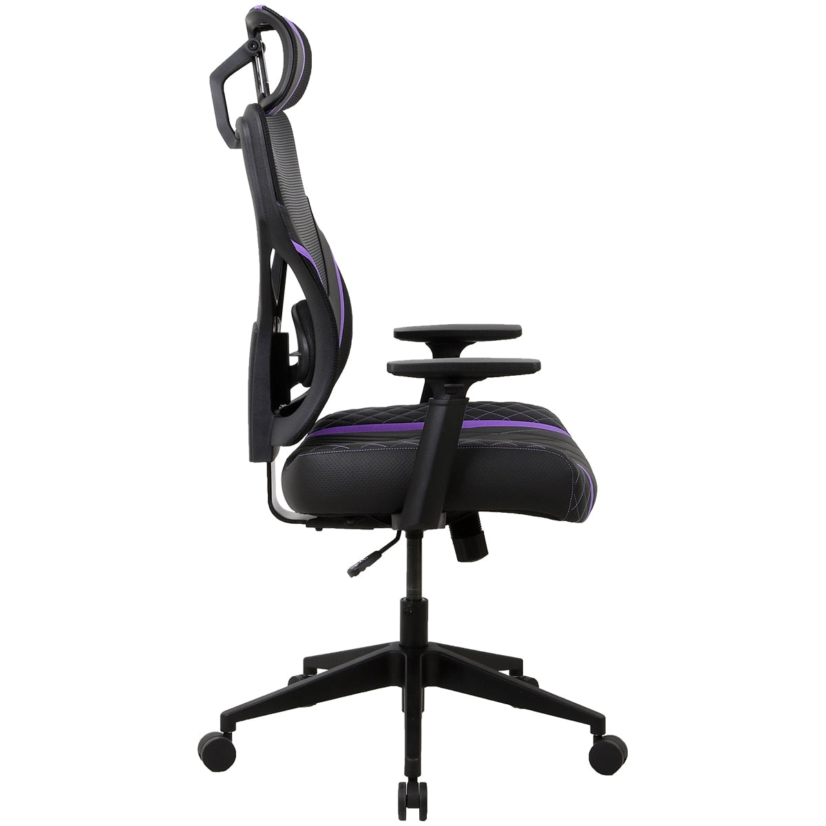 ONEX GE300 Breathable Ergonomic Gaming Chair Black Violet - SuperSaverAU - view 5