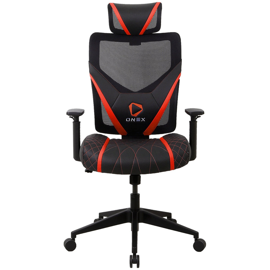 ONEX GE300 Breathable Ergonomic Gaming Chair Red - SuperSaverAU - view 1