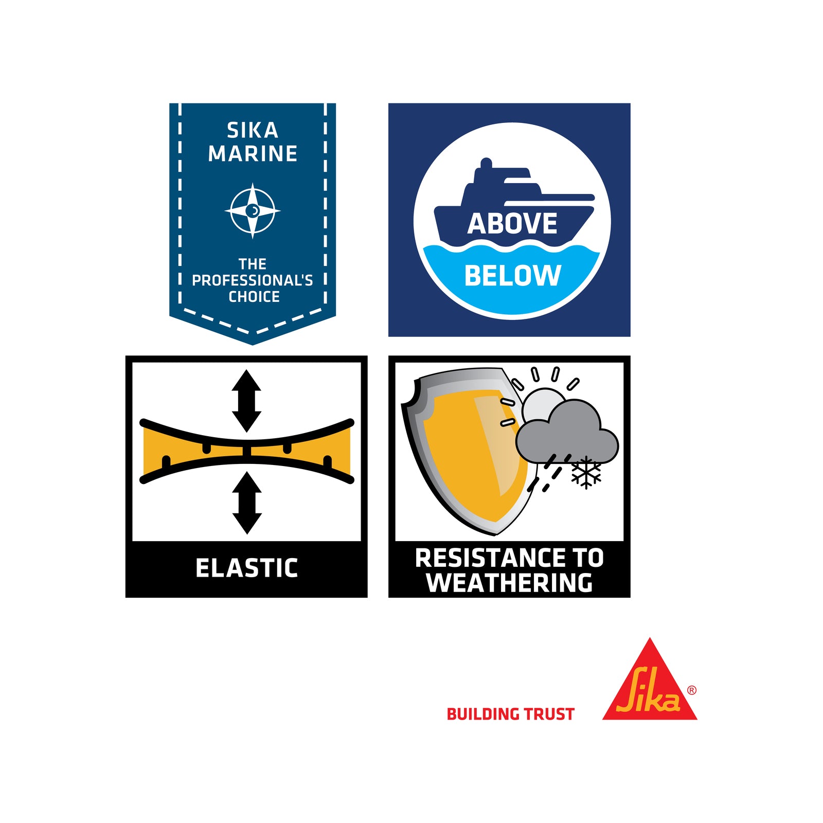 Sika Sikaflex 291 Marine and Construction Sealant Black 150ml
