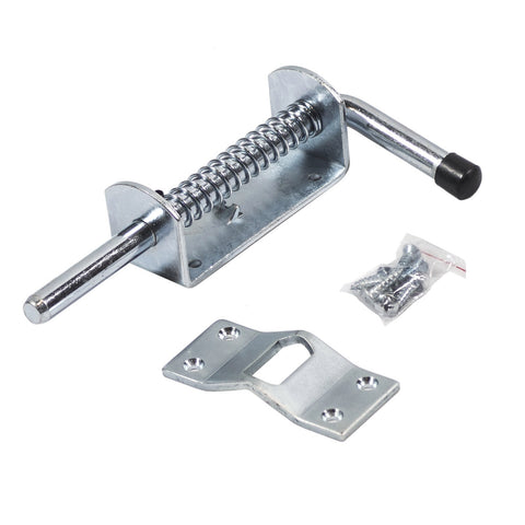 Goliath 16 x 240mm Galvanised Steel Spring Bolt with Keeper