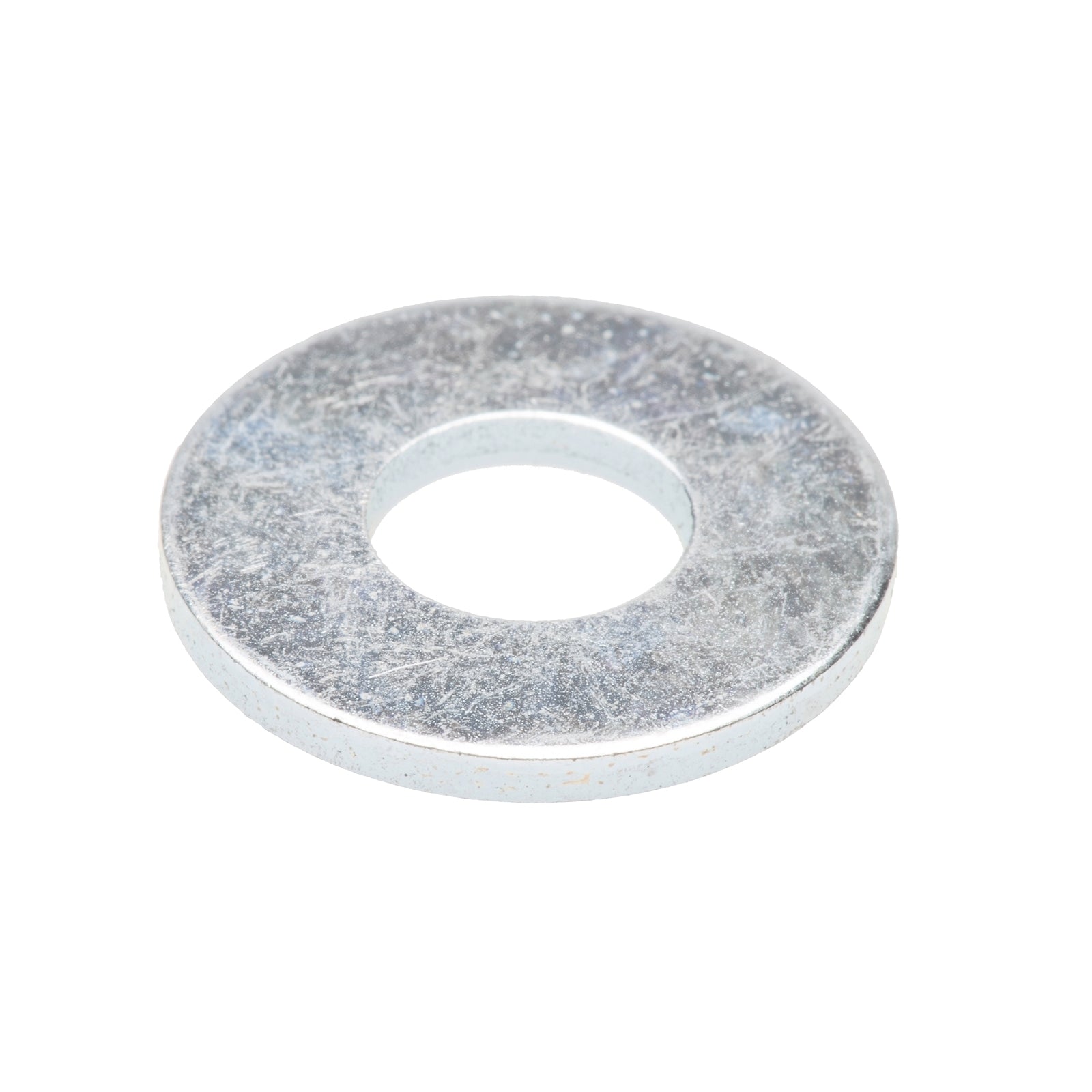 Zenith 1/4" M6 Zinc Plated Steel Flat Washer - 100 Pack