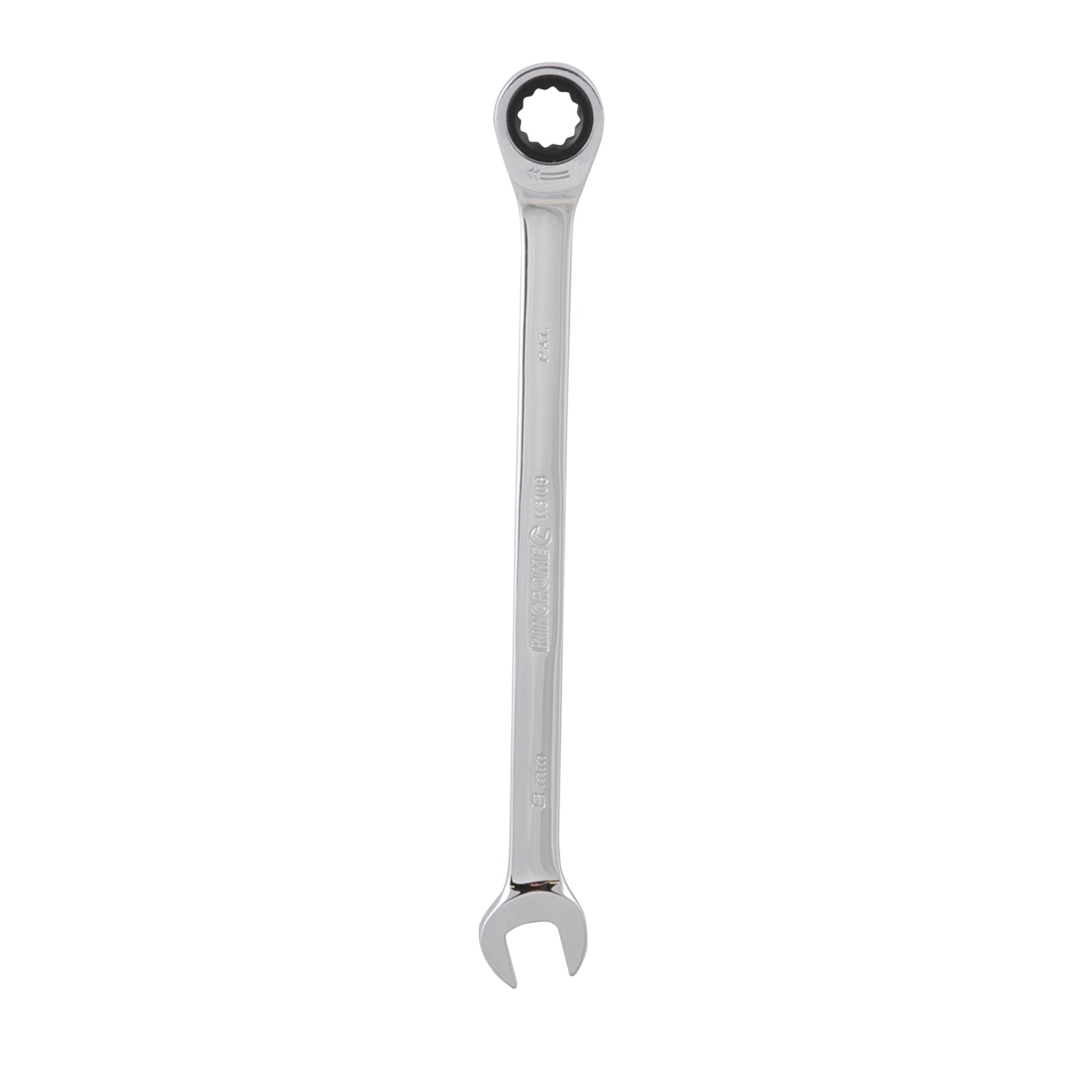 Kincrome 8mm Single Way Gear Spanner, Chrome Vanadium Steel, Ratcheting, Rust Resistant