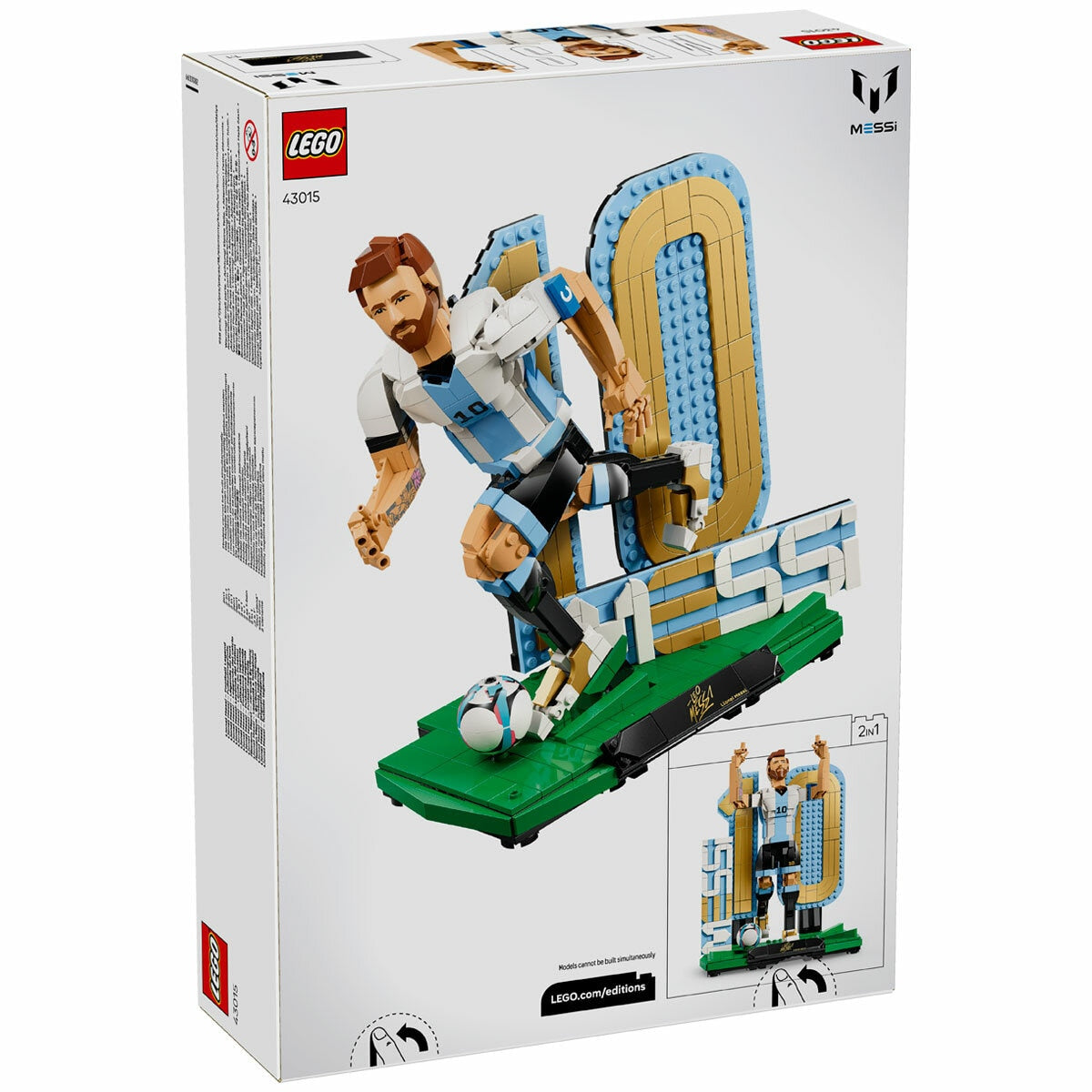 LEGO Editions Lionel Messi – Football Legend Set 43015