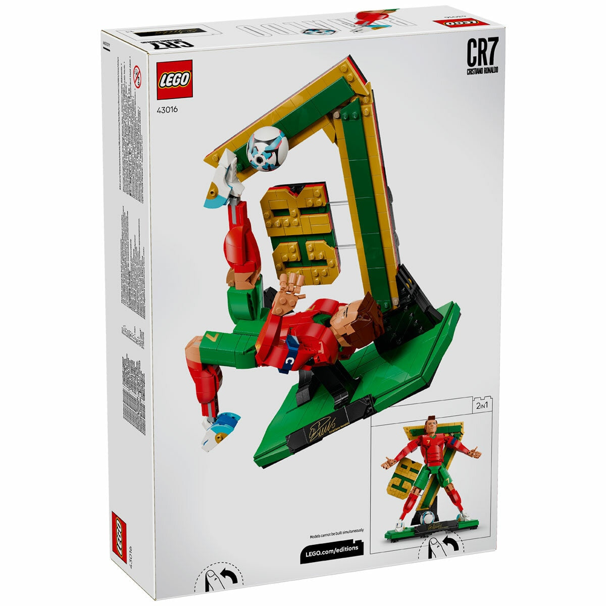 LEGO Editions Cristiano Ronaldo – Football Legend Set 43016