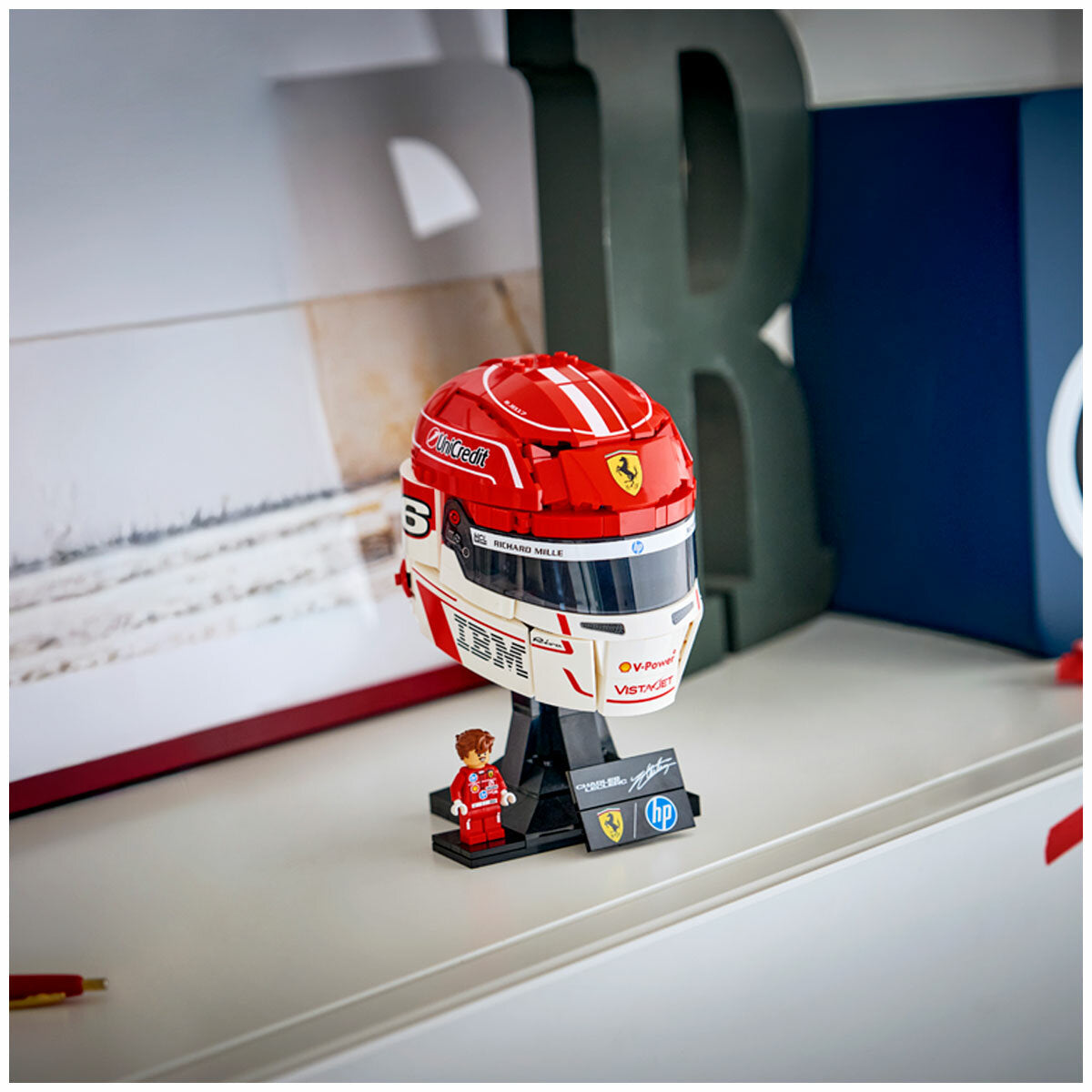 LEGO Editions Scuderia Ferrari HP Charles Leclerc Helmet 43014
