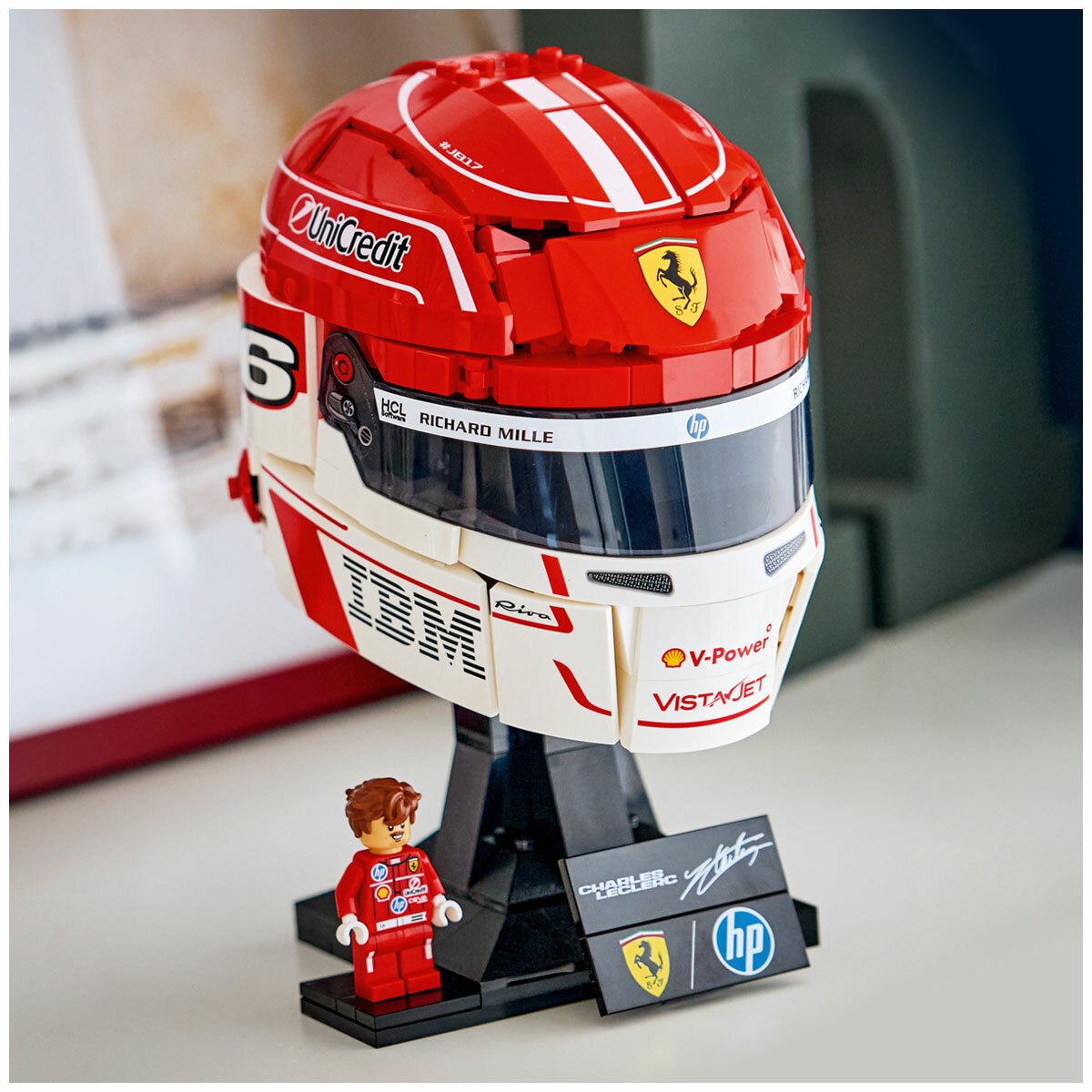 LEGO Editions Scuderia Ferrari HP Charles Leclerc Helmet 43014