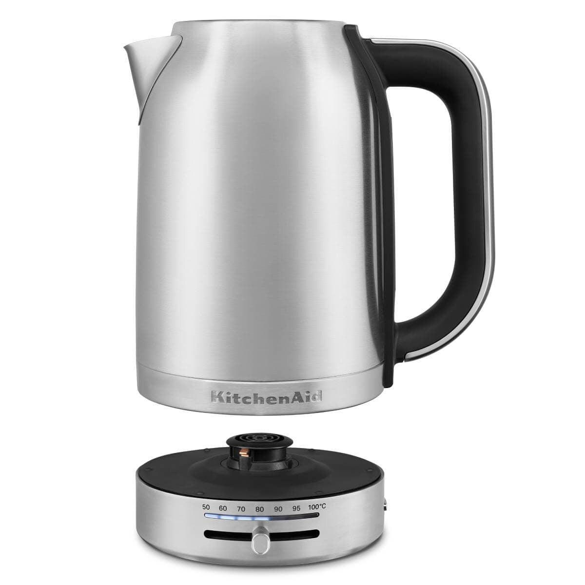 KitchenAid 1.7L Kettle - Stainless Steel, 2000W, Variable Temperature Control, 360 Degree Base - 5KEK1701ASX