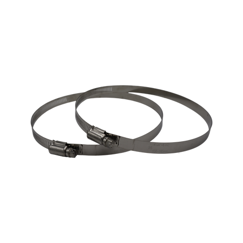 Pacific Air 150mm Stainless Steel Worm Clamp 2 Pack Easy To Use - SuperSaverAU - view 1