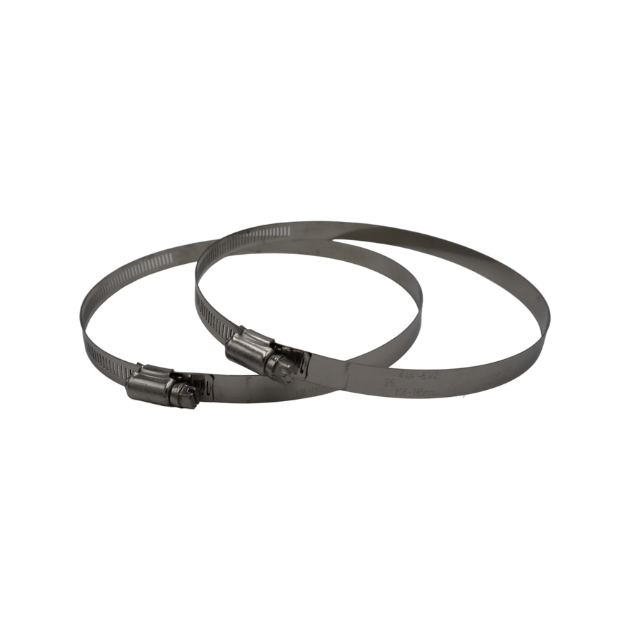 Pacific Air 150mm Stainless Steel Worm Clamp 2 Pack Easy To Use - SuperSaverAU - view 1