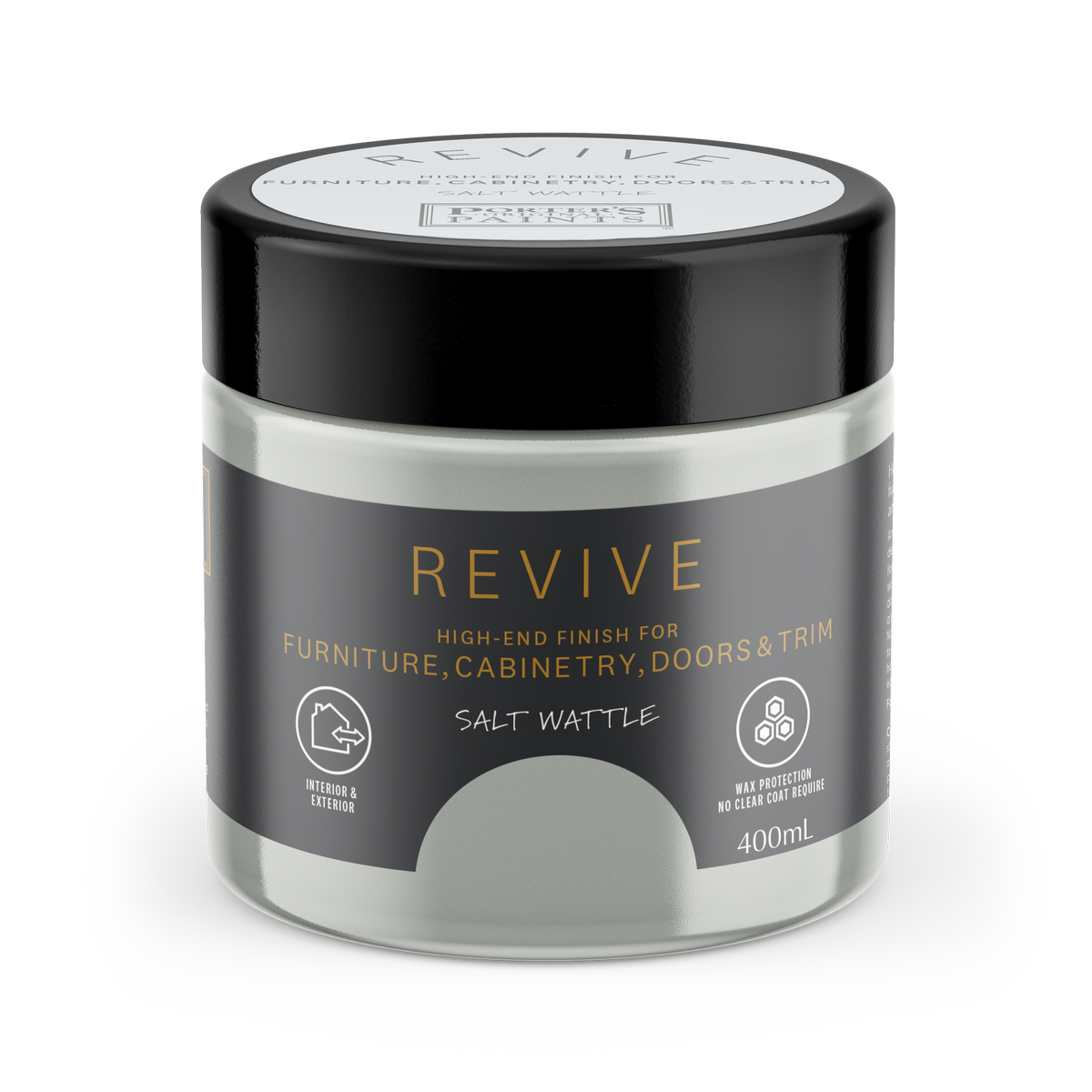 Porters Revive Furniture Paint 400ml - Salt Wattle - Ultra Smooth Finish - SuperSaverAU - view 1