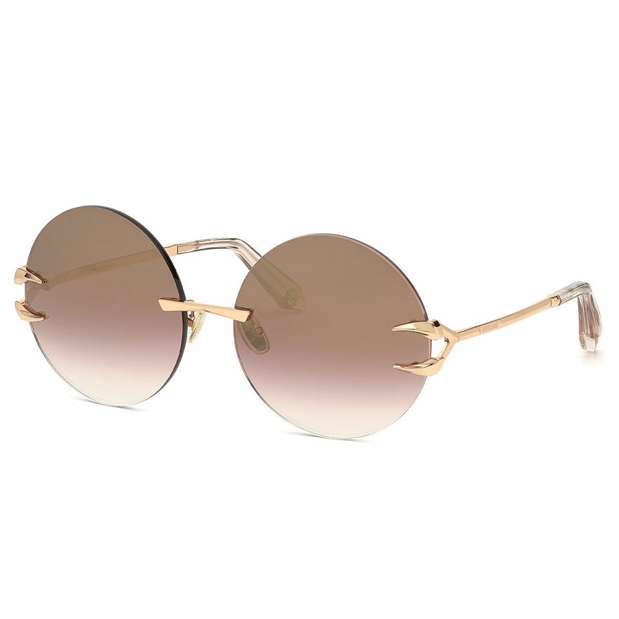 Roberto Cavalli 63mm Mirror Lens Sunglasses Geometric Acetate Women's SRC006