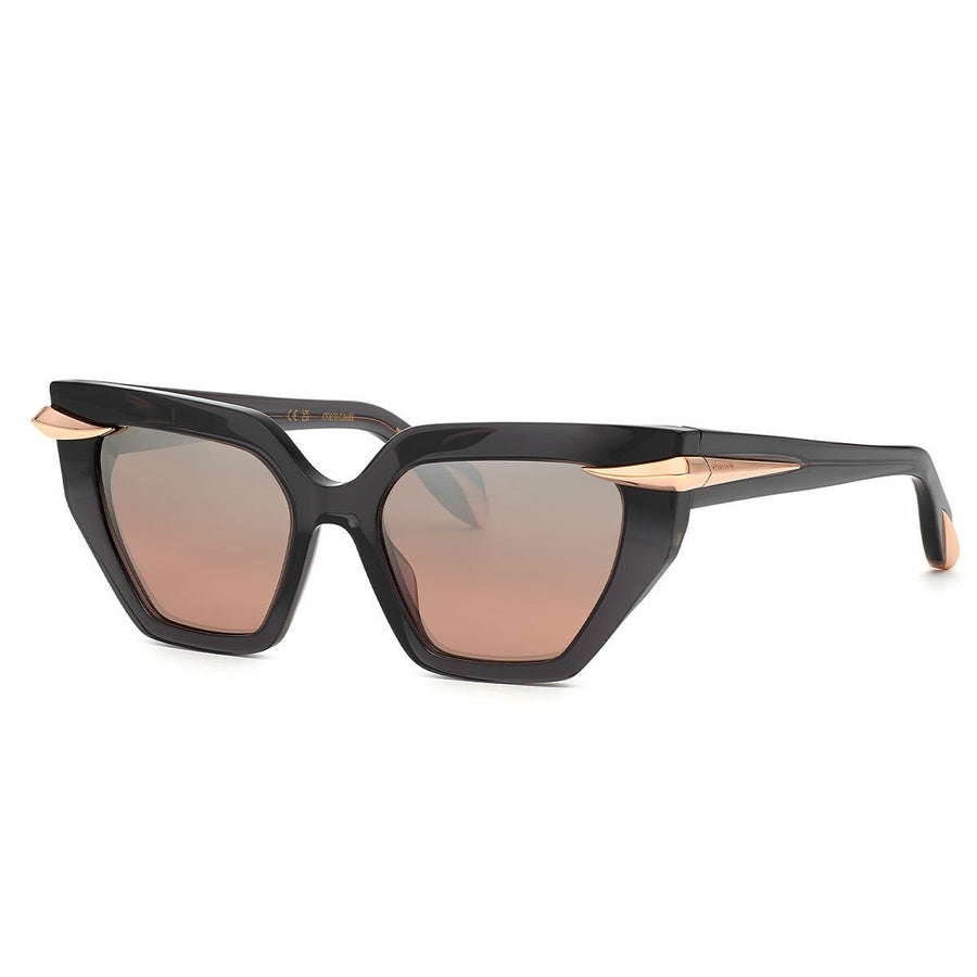 Roberto Cavalli Women's 54mm Sunglasses Pink Mirror Lens Geometric SRC001M