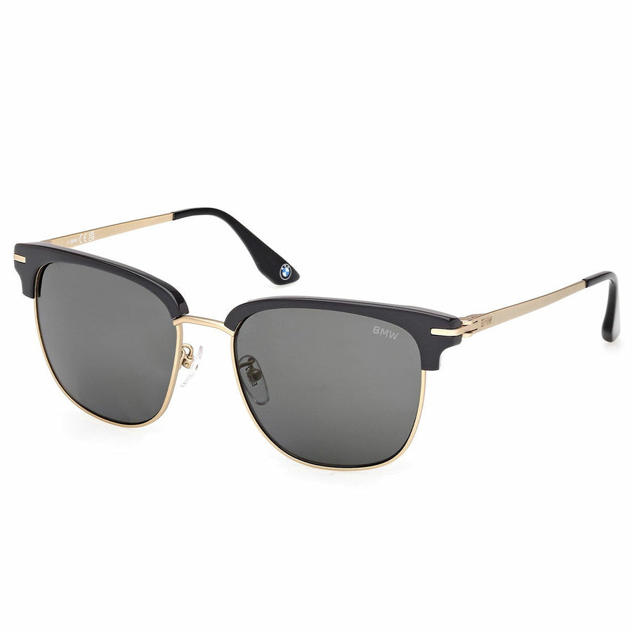 BMW Mens Sunglasses Titanium Browline Frame Polarised BW0067-H 20D
