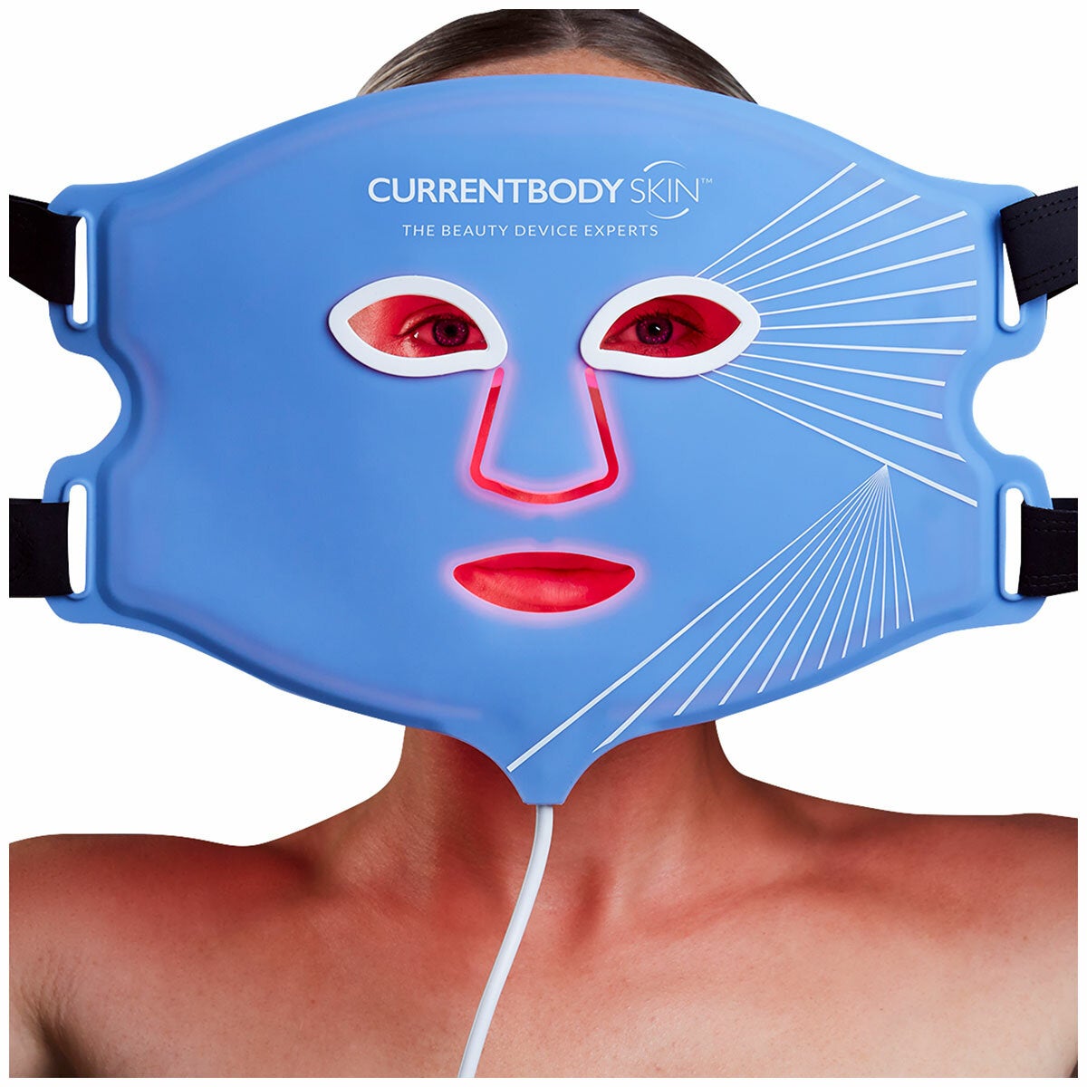 CurrentBody Skin Blue Light Therapy Mask Anti-Blemish LED Flexible Silicone CBD111FBLEMROW — image 2