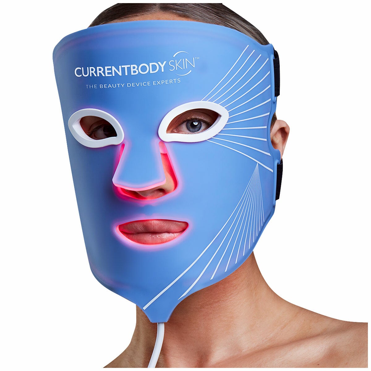 CurrentBody Skin Blue Light Therapy Mask Anti-Blemish LED Flexible Silicone CBD111FBLEMROW — image 3