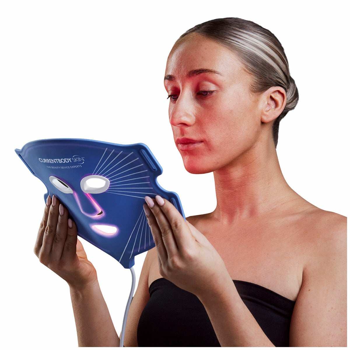 CurrentBody Skin Blue Light Therapy Mask Anti-Blemish LED Flexible Silicone CBD111FBLEMROW — image 7