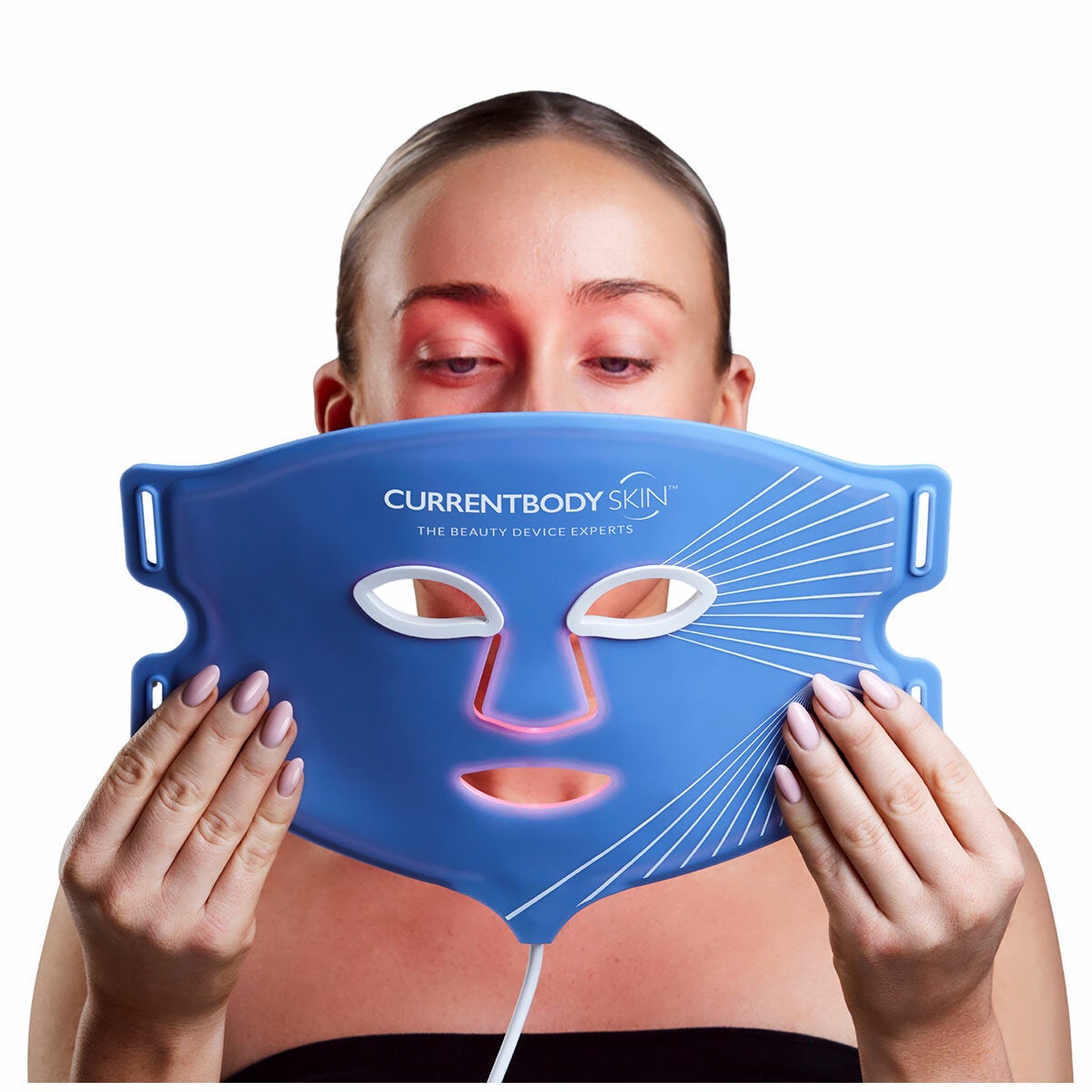 CurrentBody Skin Blue Light Therapy Mask Anti-Blemish LED Flexible Silicone CBD111FBLEMROW — image 8