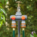 Pope 2 Way Tap Outlet - Dual Watering Device - 12mm Snap-On Outlets - 145mm x 415mm x 80mm - SuperSaverAU - view 5