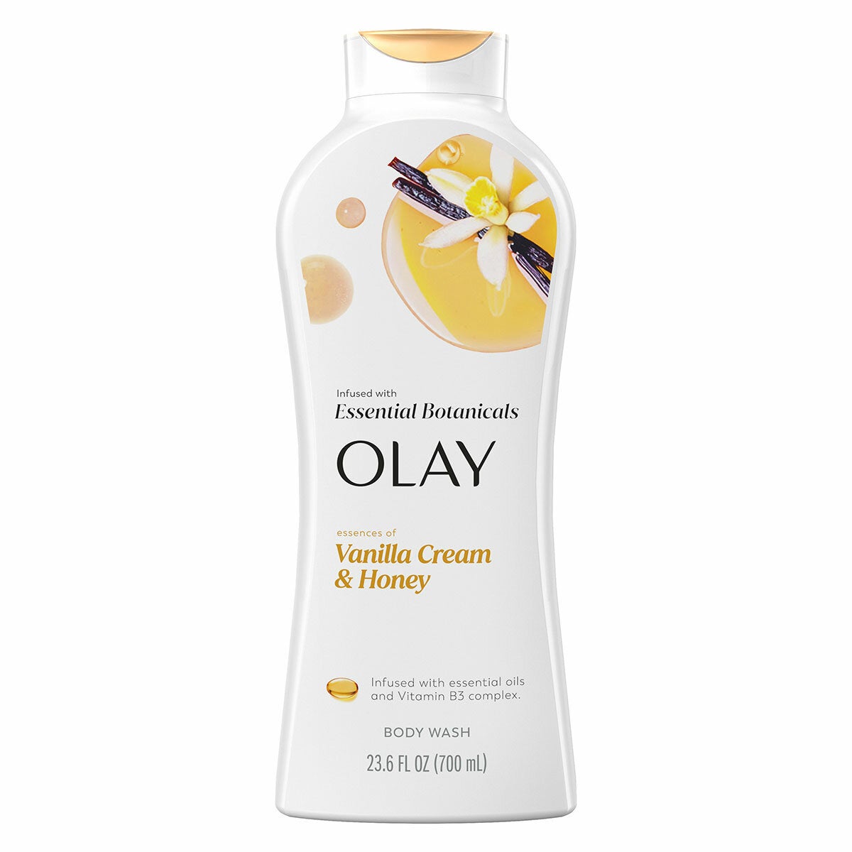 Olay Body Wash Essential Botanicals Shower Gel 3 x 700ml Real Essential Oils — image 3