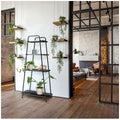 Takasho Black Steel Plant Stand 4 Tier Powder Coated Indoor and Outdoor — image 2