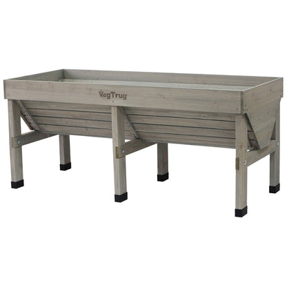 Takasho Medium VegTrug Raised Garden Bed 1.8m Grey