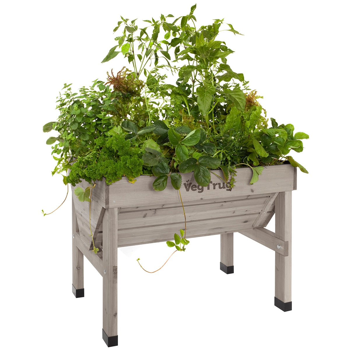 Takasho VegTrug Small Raised Garden Bed 1M Grey - SuperSaverAU - view 2