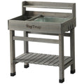 Takasho VegTrug Potting Table Grey - SuperSaverAU - view 1