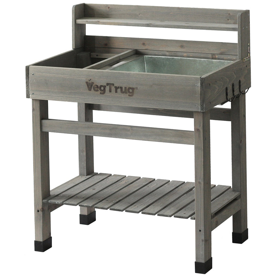 Takasho VegTrug Potting Table Grey - SuperSaverAU - view 1