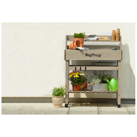 Takasho VegTrug Potting Table Grey - SuperSaverAU - view 2
